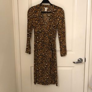 Leopard H&M Wrap Dress
